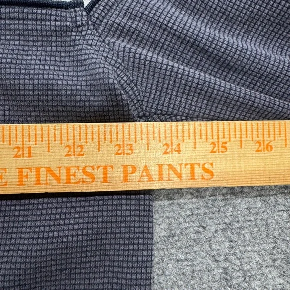 XG Extreme Quality Thermal Longsleeve Shirt Mens L Y2K Striped Skater Cotton - Picture 5 of 6